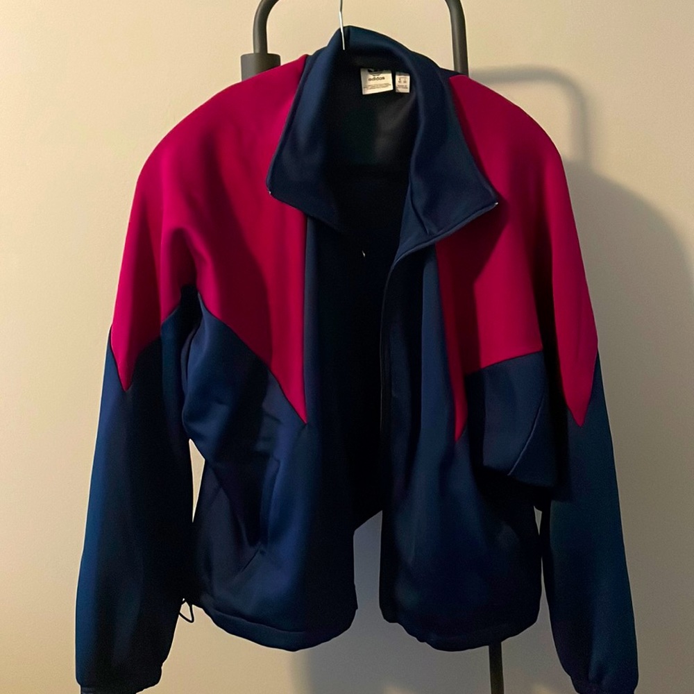 Blue and Purple/Pink Adidas Jacket